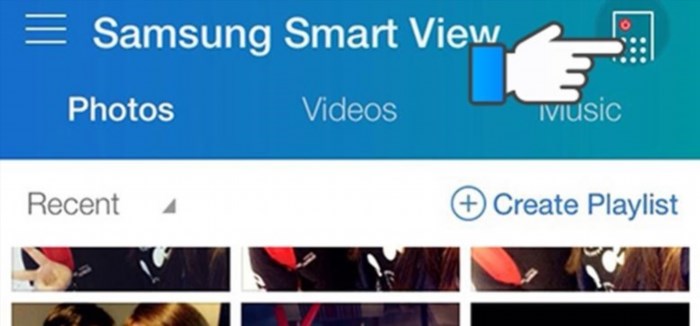 Sử dụng ứng dụng Samsung Screen Mirroring