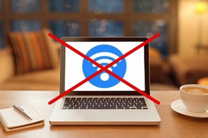 Lý do gây ra việc laptop không kết nối được với Wifi.