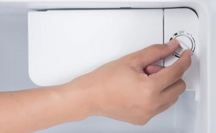 2.1. Điều chỉnh nhiệt độ tủ lạnh mới mua thích hợp.