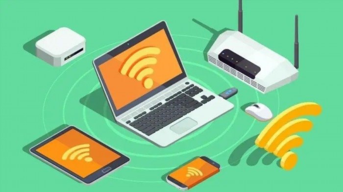 Wifi là viết tắt của kỹ thuật truyền tải dữ liệu không dây bằng sóng vô tuyến.