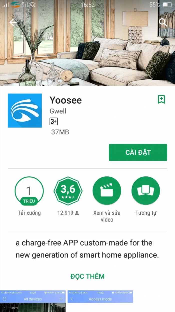 Bước đầu tiên: Kết nối điện và tải phần mềm Yoosee