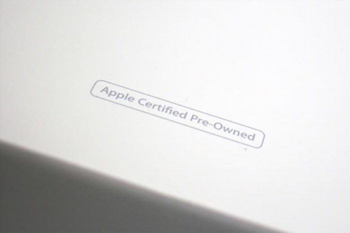 Cách nhận biết iPhone CPO là kiểm tra hộp đựng có dòng chữ 