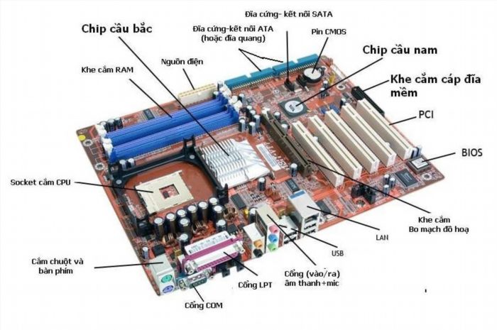 Nhiệm vụ chính của Mainboard là kết nối và điều khiển các thành phần phần cứng khác nhau trong máy tính như CPU, RAM, card đồ họa, ổ cứng và các thiết bị khác, để đảm bảo hoạt động ổn định và tương thích của hệ thống.
