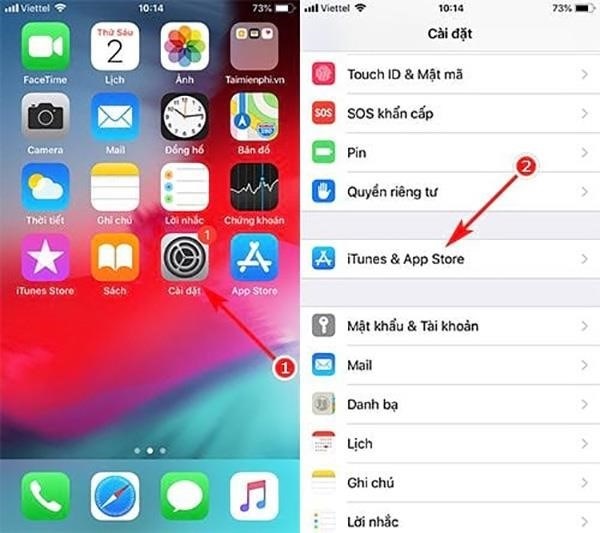 iPhone thông báo không thể kích hoạt Touch ID trên iPhone này trong Appstore.