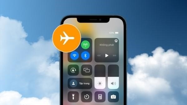 iPhone gặp sự cố không có dịch vụ có thể là do đang hoạt động trong chế độ máy bay.