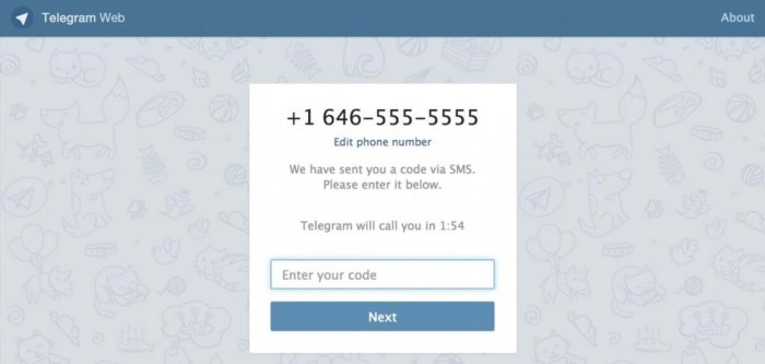 Gửi nhiều yêu cầu đăng nhập nhưng không nhận được mã Telegram.