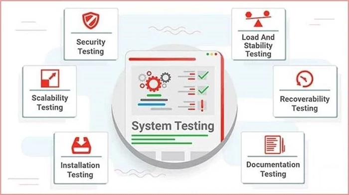 System test là một quá trình kiểm tra và đánh giá hệ thống phần mềm để đảm bảo rằng nó hoạt động đúng và đáp ứng được yêu cầu của người dùng. Quá trình này thường bao gồm việc kiểm tra tính năng, hiệu suất, độ tin cậy và bảo mật của hệ thống.