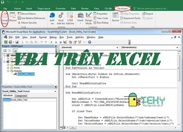 VBA Excel là một ngôn ngữ lập trình dùng để tạo và điều khiển các ứng dụng trong Microsoft Excel.